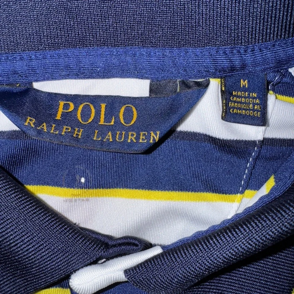 Polo Ralph Lauren U.S Open Winged Foot Medium Multicolor Striped Golf Big Pony‎